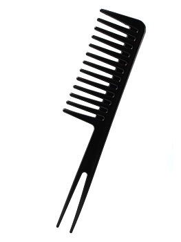 Гребень для окрашивания Ласточкин хвост Weisen WS-163, черный, 20,5 см