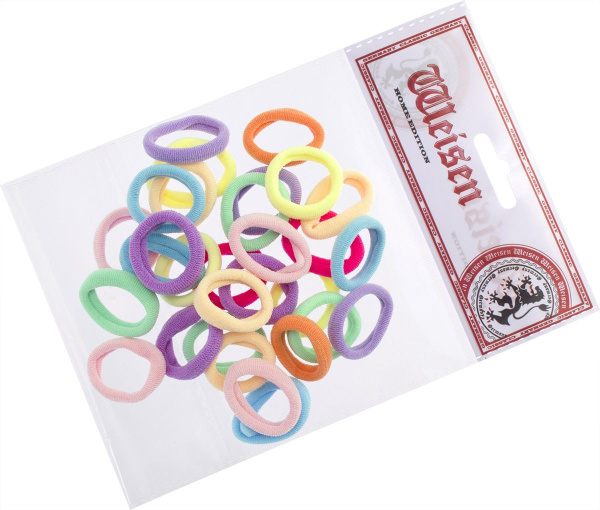 Фото Резинки для волос Weisen WSD-55-1 PASTEL mix mini, 30 шт. (Резинки)