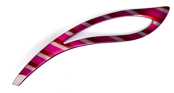 Пинцет Weisen NGHM-012 RED скошенный, изогнутый, 9 см