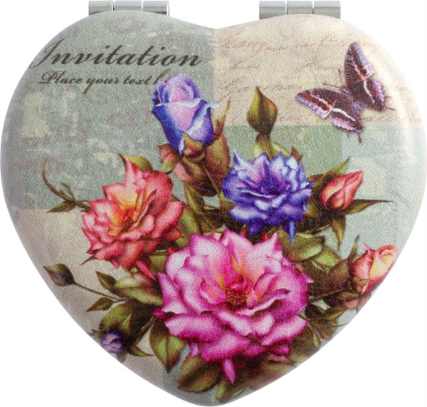 Фото Зеркало компактное Weisen WSK-083-6, 7,2 х 6,5 см (Зеркала карманные)