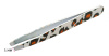 Фото Пинцет для бровей Weisen WSK-985 Multicolor, скошенный, 9,5 см, разноцветный (Пинцеты для бровей)