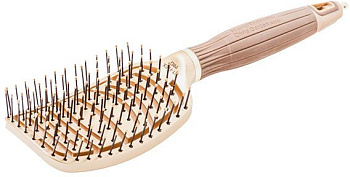 Щетка для волос Olivia Garden ID2072/BR-NT1PC-FLPRO EXPERT CARE FLEX Nylon Bristles GoldBrown
