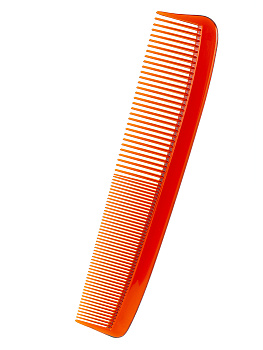 Гребень комбинированный Weisen WS-104, янтарный, 23 см