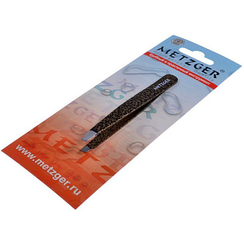 Пинцет Metzger PT-361-R/D (Dotted) скошенный