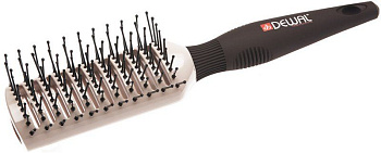 Расчёска Dewal BRM203 туннельная MOKKA с керамическим покрытием и пластиковым штифтом
