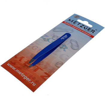 Пинцет Metzger PT-352-BL скошенный