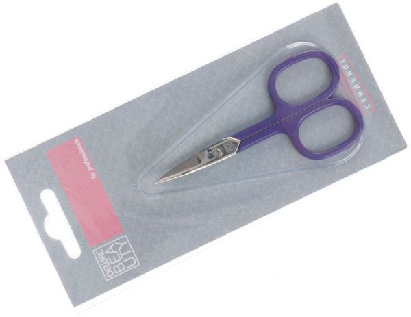 Фото Ножницы маникюрные для ногтей Dewal Beauty 330, фиолетовый, 9 см (Ножницы маникюрные)