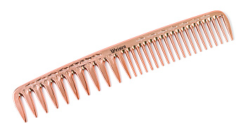 Гребень для окрашивания Weisen CB121-GOLD комбинированный, 19,8 см, красное золото