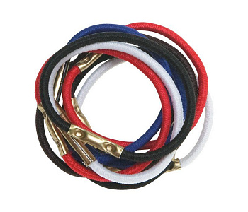 Резинки для волос Dewal RE026 mini цветные, 10 шт.