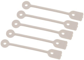 Хомуты для коклюшек harizma h10977S резиновые короткие, 50 шт.