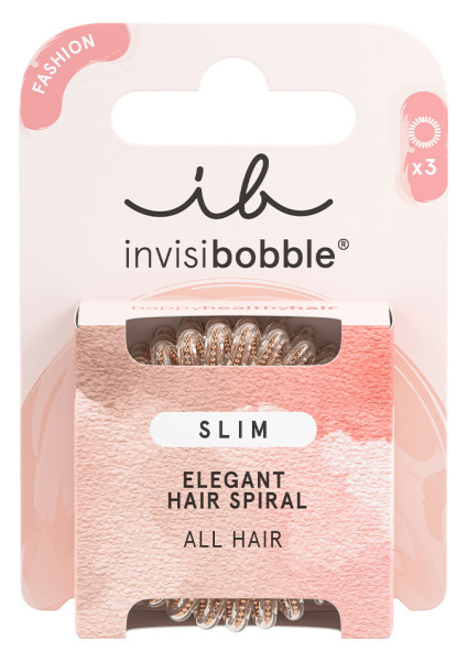 Фото Резинка-браслет для волос invisibobble SLIM Of Bronze and Beads 3308CRD (в картоне) (Резинки)
