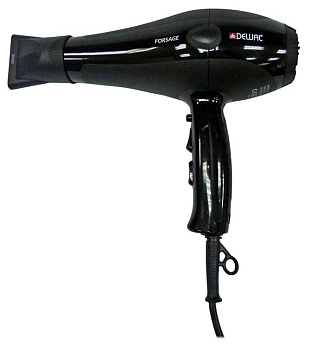 Фен DEWAL Forsage 03-106 Black черный 2200 Вт, 2 насадки
