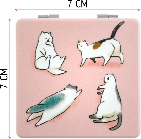 Фото Зеркало компактное Weisen NSA203, 7х7 см (Зеркала карманные)