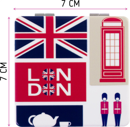 Фото Зеркало компактное Weisen NSA229, 7х7 см (Зеркала карманные)