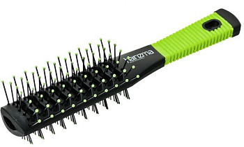 Щетка для волос harizma h10608-16 туннельная двухсторонняя