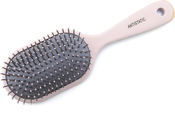 Расческа массажная Weisen RR-5821-1 Pale Rose с пластиковыми штифтами, розовая пудра
