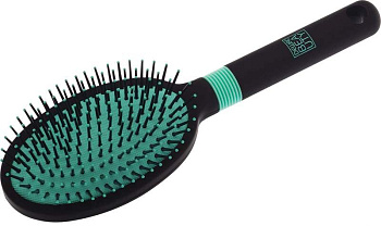 Щётка массажная Dewal Beauty DBBZ1 "Бирюза" 11 рядов, с нейлоновым штифтом