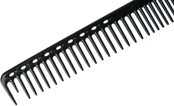 Фото Расческа для стрижки Y.S.PARK YS-G33 soft carbon, с линейкой, карбон (Гребни)