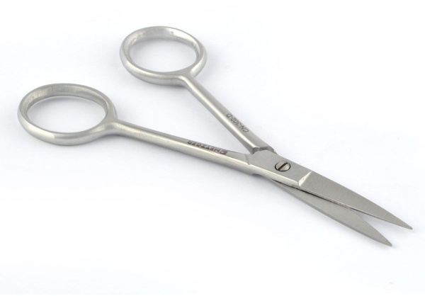 Фото Ножницы для усов и бороды Metzger CN-302-D(ST), матовые (Ножницы парикмахерские)