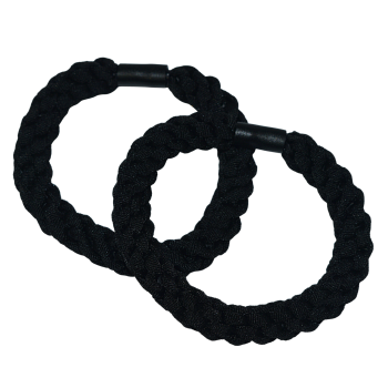 Резинки для волос Weisen WSNA-16 черные, 2 шт.