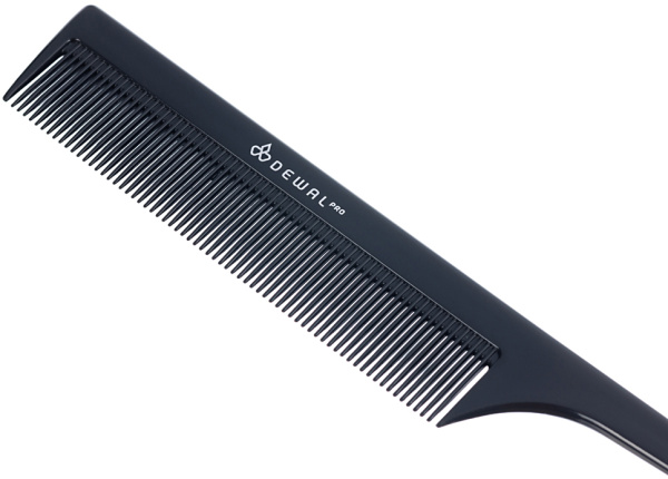Фото Гребень для волос Dewal CO-6104 с пластиковым хвостиком, 21 см (Гребни)