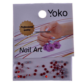 Стразы для дизайна ногтей Yoko Y STR 2, стекло