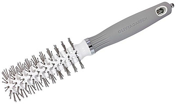 Брашинг Olivia Garden ID2043/OGBCITVP1SM EXPERT BLOWOUT VENT Double Bristles WhiteGrey нейлон, 20 мм