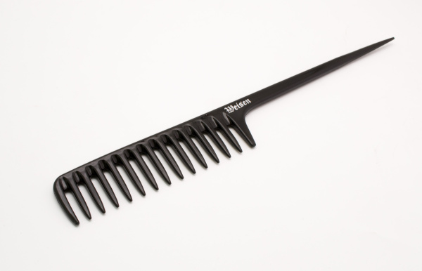 Фото Гребень Weisen ABS-70839 Black с пластиковым хвостиком, 29 см, черный (Гребни)