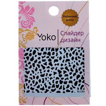Слайдер-дизайн для ногтей Yoko Y SD-BLE 881