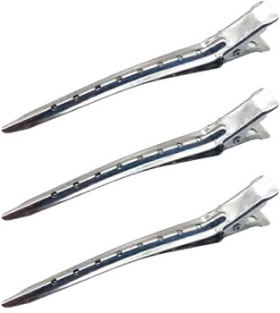 Зажимы для волос harizma h10515 металлические 8 см, 12 шт