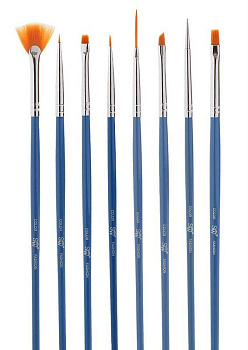 Набор кистей для дизайна ногтей SW BS 08