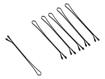 Невидимки для волос Dewal SLN40P-1/200 прямые в коробке 200 г, 40 мм