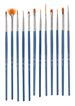 Набор кистей для дизайна ногтей SW BS 12