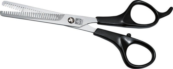 Фото Ножницы парикмахерские филировочные Dewal 9612ASSN двухсторонние, 6,5" (Ножницы парикмахерские)