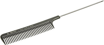 Расчёска для волос Eurostil 01467 с металлическим хвостиком