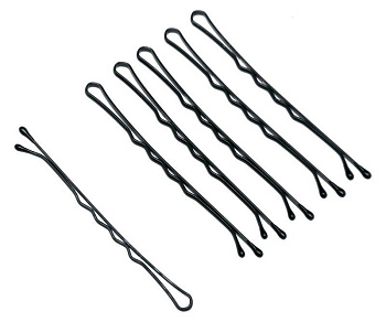 Невидимки для волос Dewal SLN60V-1/60 волна на блистере 60 шт., 60 мм