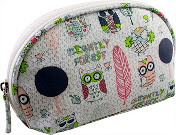 Косметичка Dewal Beauty BG-804 "Ночной лес"