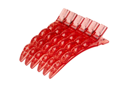 Фото Зажимы для волос harizma h10897-05 пластиковые, 6 шт. (Зажимы)