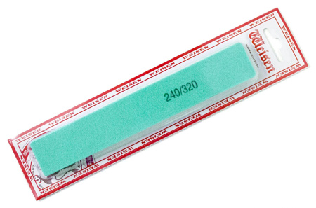 Фото Полировка Weisen WS-1122 green, 240/320, 18 см, зеленая (Полировки для ногтей)