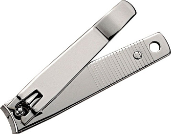 Книпсер для ногтей YES 96660, серебристый, 8 см