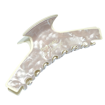 Заколка-краб для волос Weisen WSRJ-884 Серый перламутр, средний, 11,5 см, 1 шт.