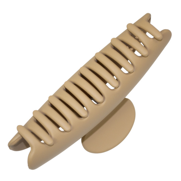 Фото Заколка-краб для волос Weisen WSRJ-1084 Бежевый, матовый, 1 шт. (Заколки)