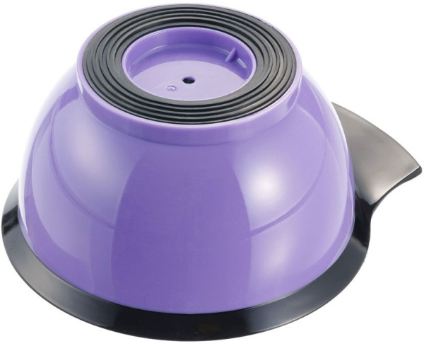 Фото Чаша для краски Dewal T-007lavender, с ручкой с прорезиненной вставкой, 330 мл (Чаши для окрашивания)