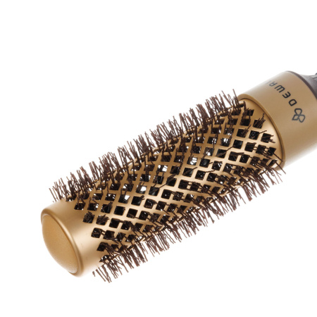 Фото Расчёска Dewal BRP1033 термическая серия "Премиум" керамическое покрытие нейлоновая щетина, 33 мм (Брашинги)