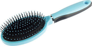 Расчёска массажная Dewal Beauty DBGL1 серия "Голубая лагуна", с нейлоновым штифтом