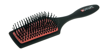 Расчёска массажная Dewal BR7507 "лопата" малая, пластиковый штифт