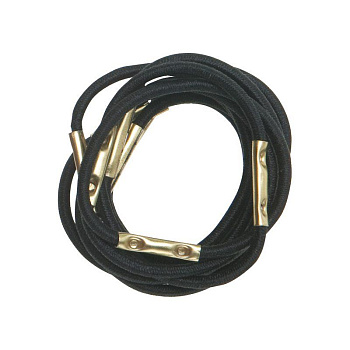 Резинки для волос Dewal RE027 mini черные, 10 шт.