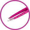 Фото Пинцет для бровей Weisen RRK-701Pink скошенный, 9,5 см (Пинцеты для бровей)
