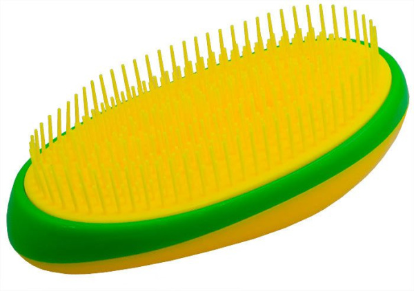 Фото Щётка массажная для легкого расчесывания волос Dewal Beauty DBT-03 овальная (Расчёски и щётки)