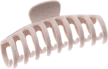 Заколка-краб для волос Dewal Beauty HP005-Beige, 1 шт.